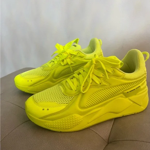 Puma RS-X Neon Yellow Sneakers - Picture 3 of 6